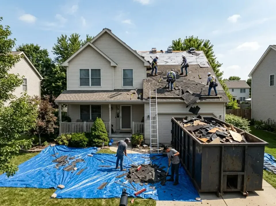 roof-replacement-debris-remova-004 — frequently asked questions, Cheapest Dumpster Rentals in Salem, IL